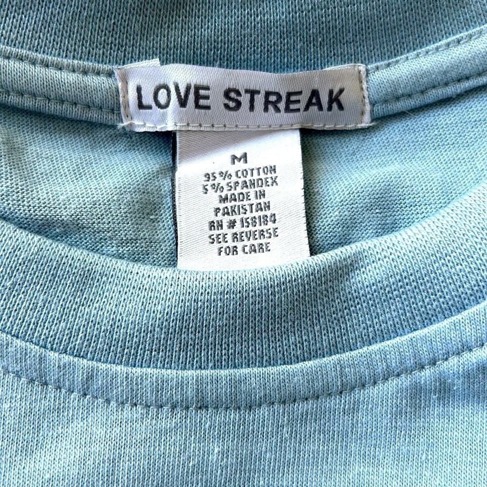 Just Smile LA Blue M T-shirt premium cotton - Picture 6 of 6
